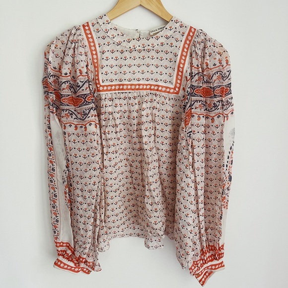 Ulla Johnson Tops - Ulla Johnson Silk Long Sleeve Blouse - 0